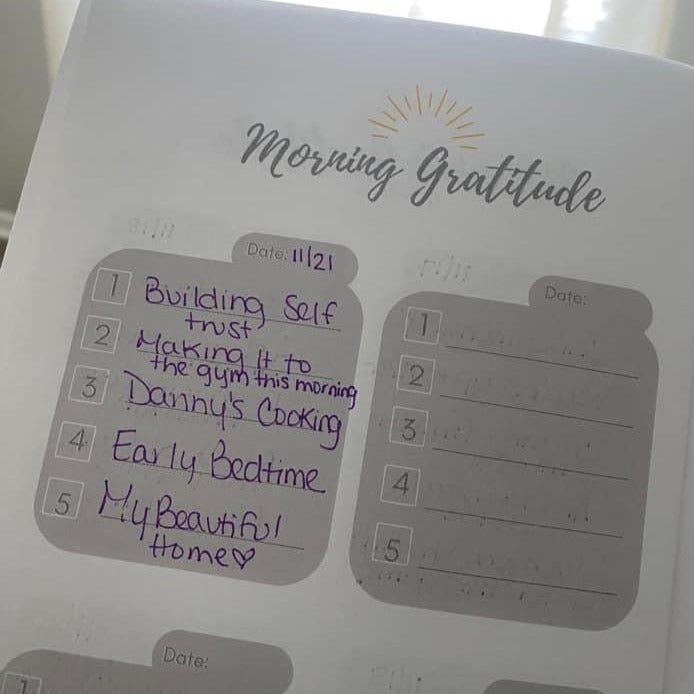 Gratitude Journal For Women - Consciously Creating My Morning Gratitude Practice - 5 Minute Daily Gratitude Mindful Morning Routine