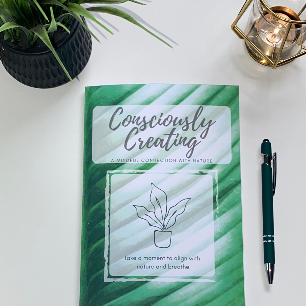 Journal In Nature - Nature Journal - Consciously Creating A Mindful Connection With Nature - Grounding with Nature - Journal in the Presence of Nature